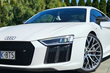 R8 Plus, 610 KM , Niski przebieg, Szwajcaria,Polecam